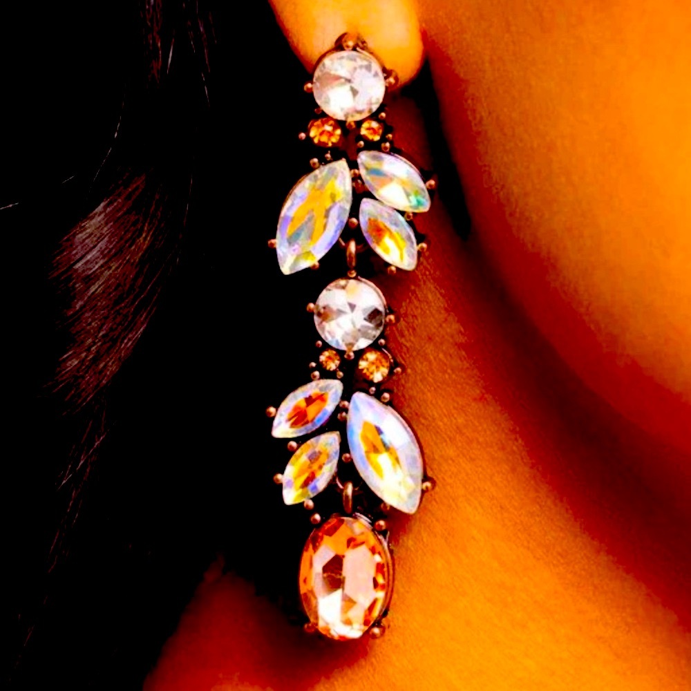 💃🏼🕺🏻 “DANCING DEBUT” COPPER EARRINGS ~ PAPARAZZI❗️ - Picture 1 of 4